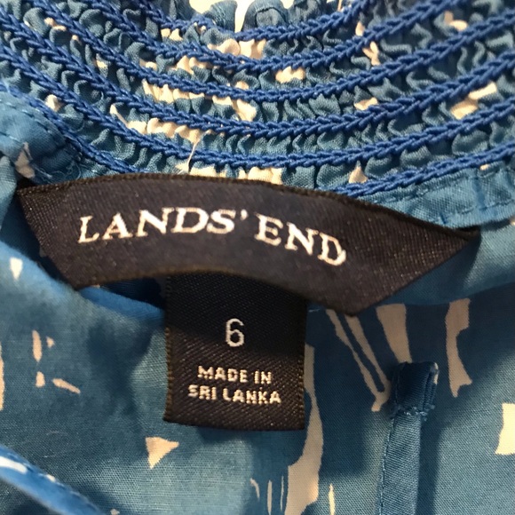 Loose summer blouse, Lands End - Picture 3 of 4